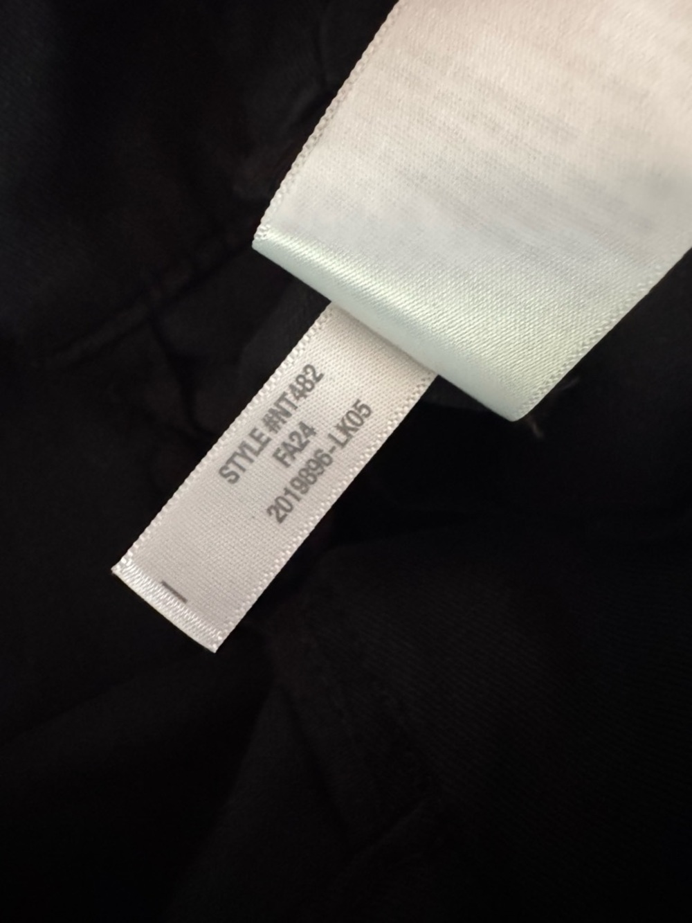 Madewell The Harlow Wide-Leg Pant in Drapey Twill Black 4 - Picture 11 of 11